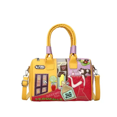 Women's PU Crossbody Tote Bag 