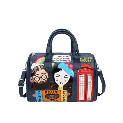 Women's Cartoon PU Leather Handbag