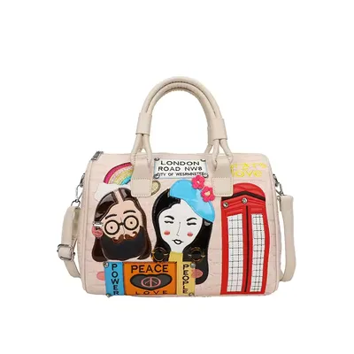 Women's Cartoon PU Leather Handbag
