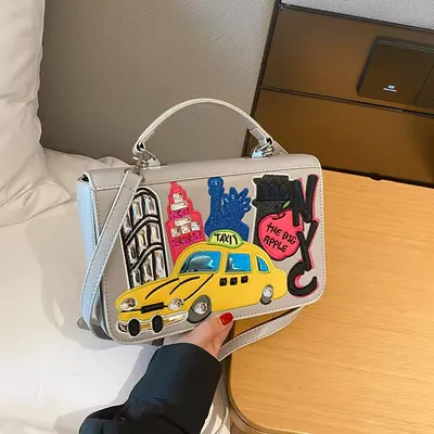 Lady's Casual Tote Shape PU Bag