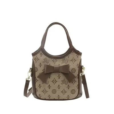Pattern PU Casual Tote Bag