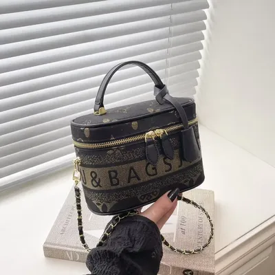 Casual Tote Cosmetic Bag with Zipper