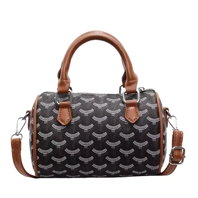 Portable PU Zipper Strap Pillow Bag