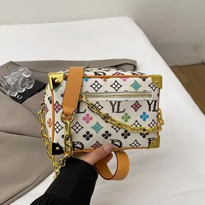 Women's PU Geometric Portable Street Bag