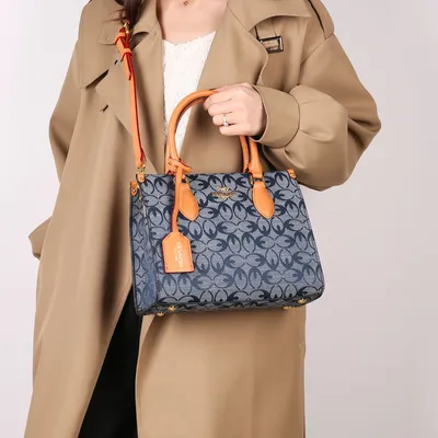 Women's Geometric Print PU Casual Bag