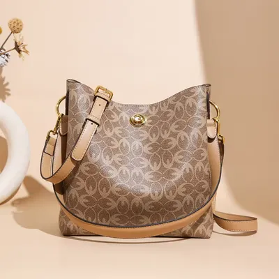 Lady's Bucket Bag European American Fashion