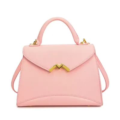 Simple PU Crossbody Casual Tote Bag