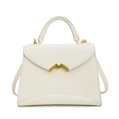 Simple PU Crossbody Casual Tote Bag