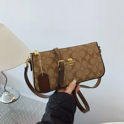 New Retro Printed PU Small Square Bag