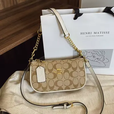 Fashion Geometric Pattern Mahjong Bag