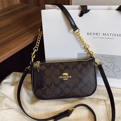 Fashion Geometric Pattern Mahjong Bag