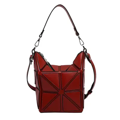 Geometric Patchwork Handbag 