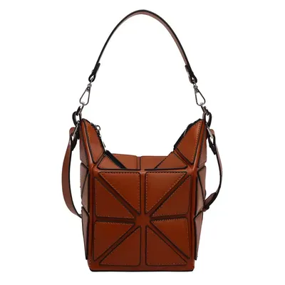 Geometric Patchwork Handbag 