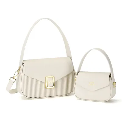  Light Luxury Geometric PU Handbag