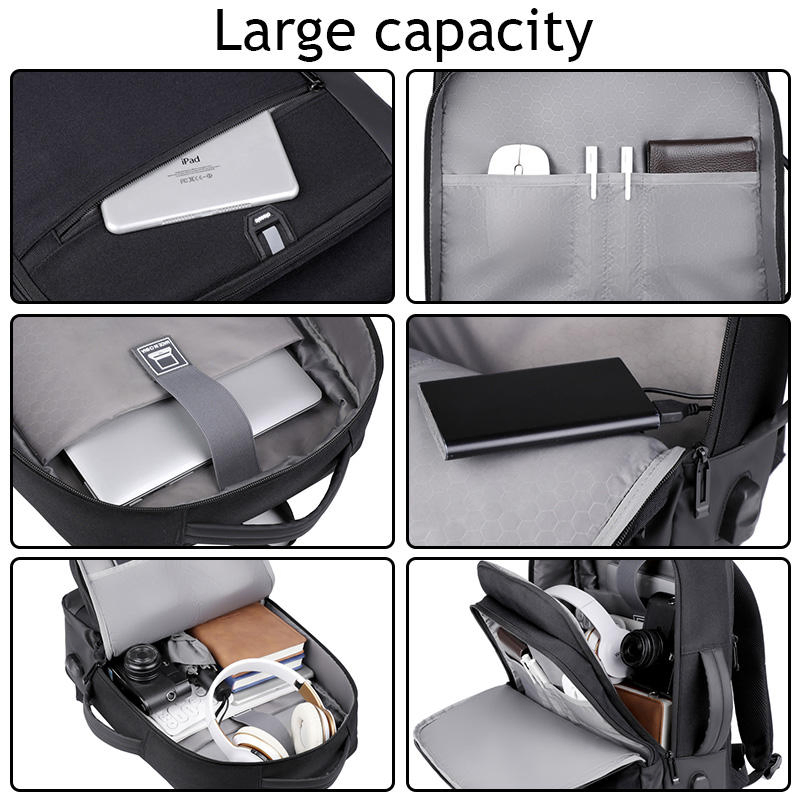 Unisex Travel Laptop USB Backpack