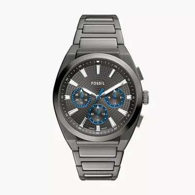 Fossil Everett Chronograph Smoke Stainless Steel Watch