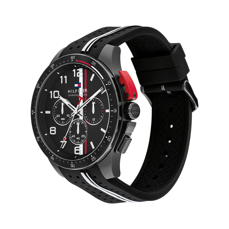 Tommy Hilfiger Black Chronograph Men's Watch