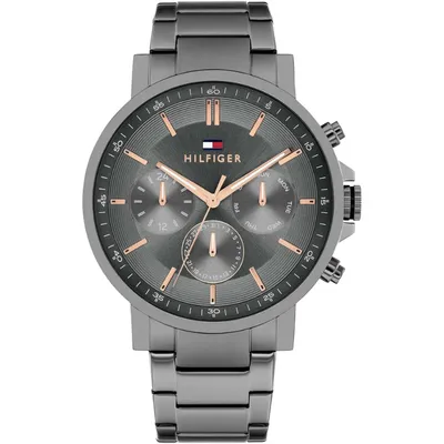 Tommy Hilfiger Multi-function Dark Grey Dial  Men's Watch