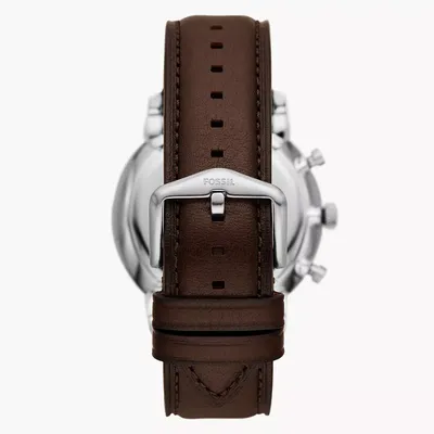 Fossil Nutra Chronograph Brown Leather Watch For Men's