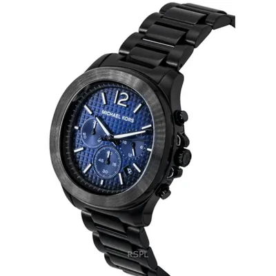 Michael Kors Oversized Sage Black Dial Men's Watch