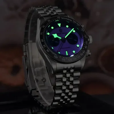 Pagani Design Black Bay Tiffany Dial Men's Watch