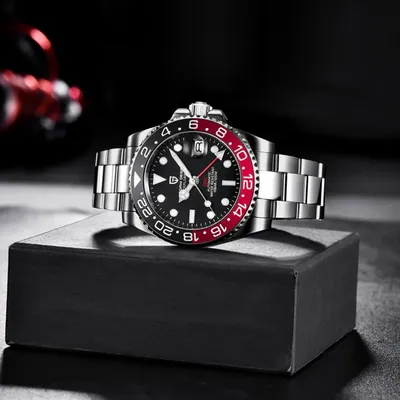 Pagani Design GMT-Master Batman Men's Watch