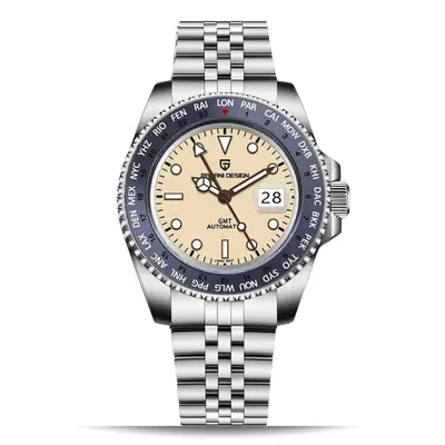 Pagani Design NH34 Movement Anti-Radiation Coating Yellow Dial Men's Watch