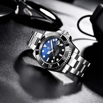 Pagani Design Submariner Blue-Black Combination Men's Watch