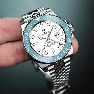 Pagani Design GMT-Master Batman Men's ice blue Dial Watch