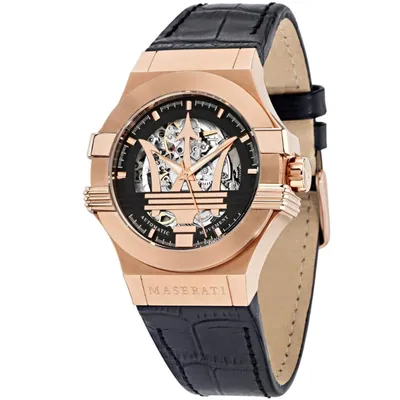 Maserati Potenza Leather Men's Watch