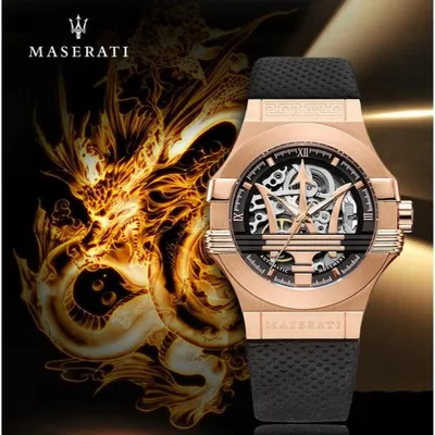 Maserati Potenza Leather Men's Watch
