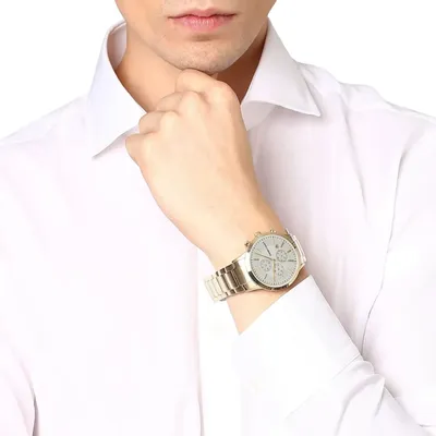 Emporio Armani Chronograph Gold Men's Watch