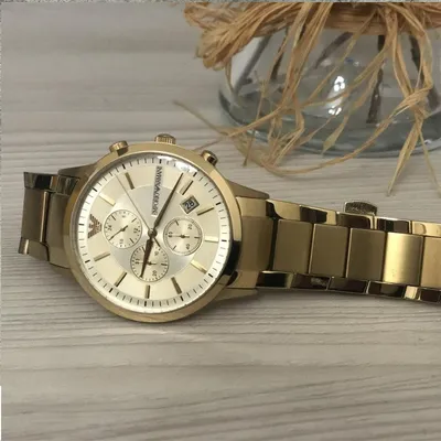 Emporio Armani Chronograph Gold Men's Watch