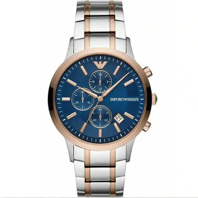 Emporio Armani Chronograph Blue Dial Men's Watch