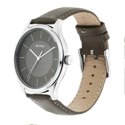 Titan Men's Urban Edge Lustrous Leather Watch