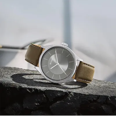 Titan Men's Urban Edge Lustrous Leather Watch