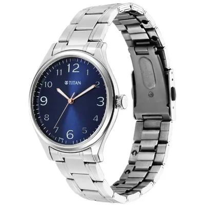 Titan Quartz Analog  Stainless Steel Strap Watch for Men