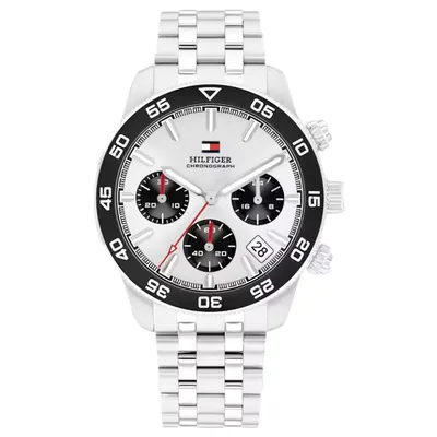 Tommy Hilfiger Stainless Steel Silver Dial Men's Watch