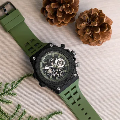 Guess Black Round Dial Quartz Analog Men's Watch 