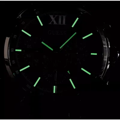 Guess Walker Blue Round Dial Quartz Men's Watch