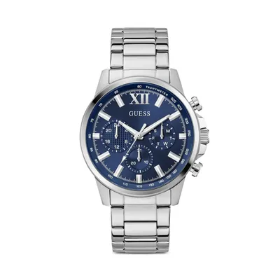 Guess Walker Blue Round Dial Quartz Men's Watch