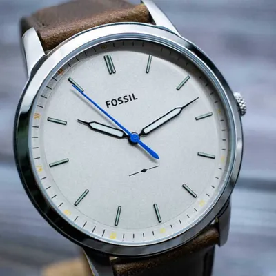 Fossil Analog Grey Dial Men's Watch