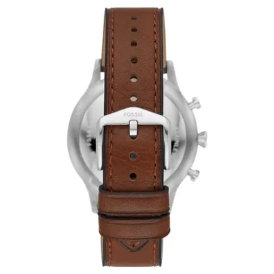 Fossil  Pilot Chronograph Brown Leather Watch