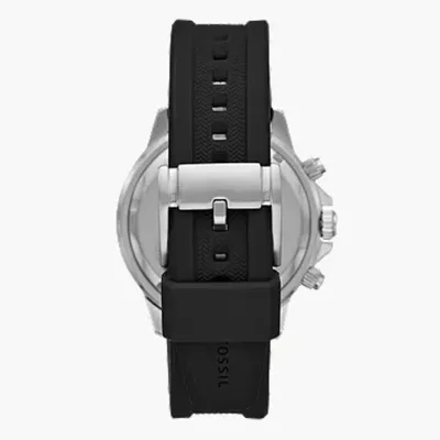 Fossil Bannon Multifunction Black Silicone Watch