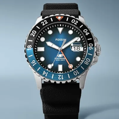Fossil Blue Men's Dive-Inspired Sports Watch