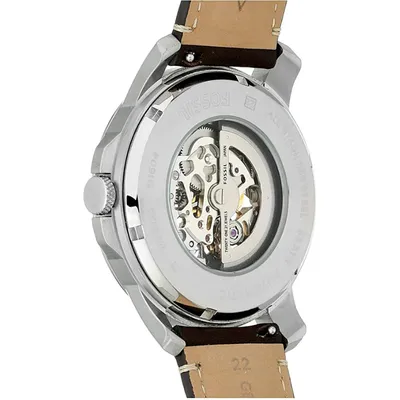 Fossil Grant Skeleton Dial Men's Mechanical Watch