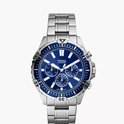 Fossil Garrett Chronograph Blue Dial Watch For Men 