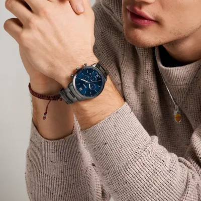 Neutra Chronograph Smoke Stainless Steel Watch