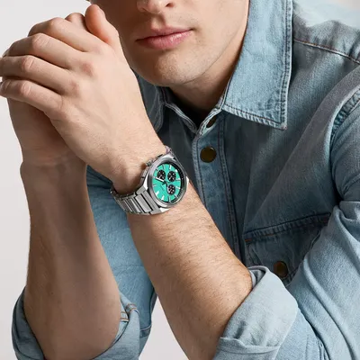 Fossil Everett Chronograph Stainless Steel Watch 