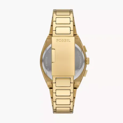 Fossil Everett Chronograph Gold-Tone Stainless Steel Watch